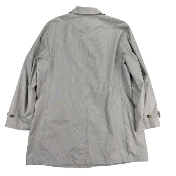 Lauren Ralph Lauren Mens Stanza Classic Fit Puppytooth Rain Coat Cream Brown 46R - Picture 5 of 6